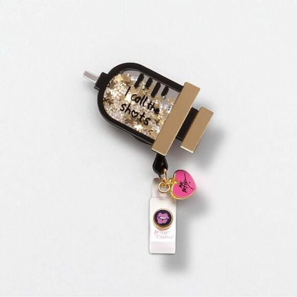 Betsey Johnson ‘Call the shots’  Badge Reel - Picture 1 of 6